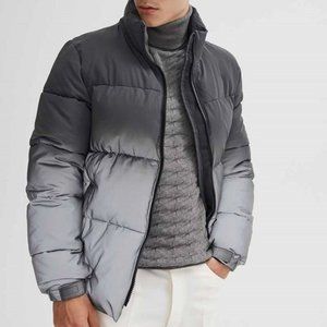 NWT NOIZE Heavy Weight Ultra Reflective Youth Puffer Jacket Coat - Size L/12